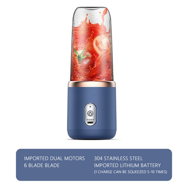 6 Blades Portable Juicer Blender